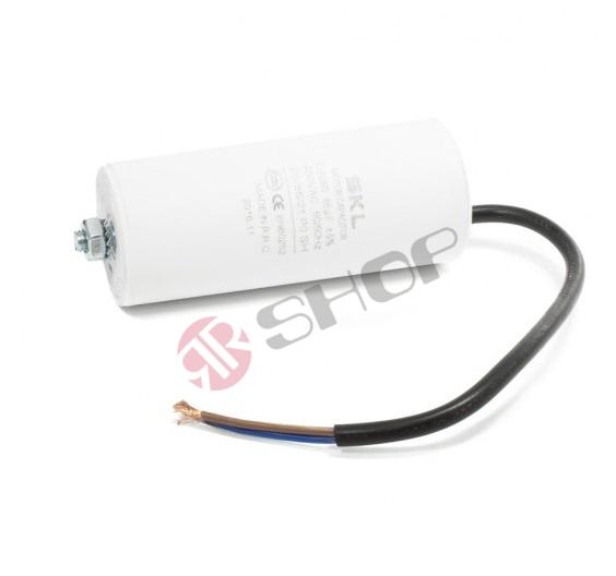 Rozbehový kondenzátor 6,3µF/450V s káblom