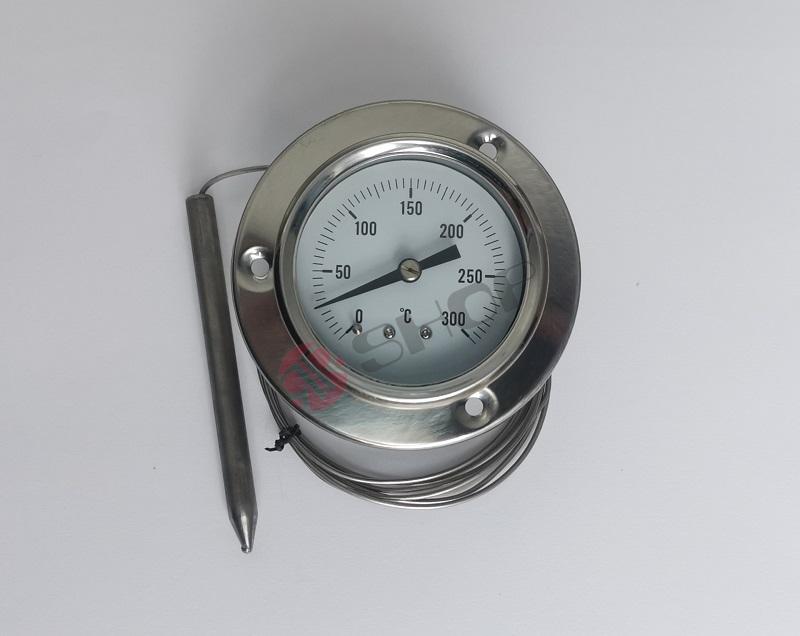 Teplomer 0-300°C, kapilárny, úchyt na 3 šrúby